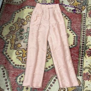 & Other Stories light pink pleated trousers size 0